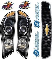 Chevy SS Headlight Decal Kit ABC late model Nose Bumper Graphics
