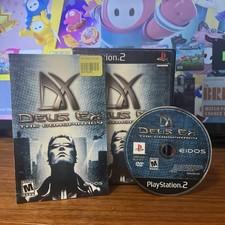 Deus Ex: The Conspiracy PS2 (Sony PlayStation 2, 2002) CIB Complete W/ Reg Card