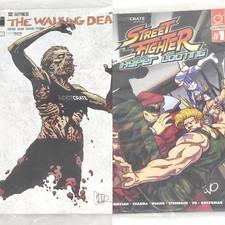 Loot crate comic books lot sealed the walking dead
