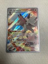 Pokémon TCG Lycanroc Illustration Rare Card Journey Together 166/159 Nm