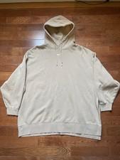 Nike Center Swoosh Hoodie Sweatshirt Oversized Women’s Large Beige/Tan Gym Cover