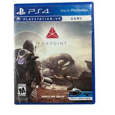 Sony PS4 Farpoint VR Game Complete Case Disc Tested Works No Manual