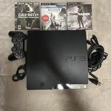 PlayStation 3 Slim Console Bundle. 500GB SSHD Upgrade 2025 Update, 17 games 