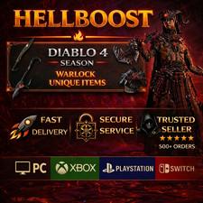 Diablo 4🔥WARLOCK ALL UNIQUE ITEMS🔥 Season 13 Lord of Hatred 🔥PS5 / Xbox / PC