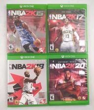 NBA 2K Lot Xbox One NBA 2K15 2K17 2K18 2K20 4 Game Basketball Bundle CIB Sports
