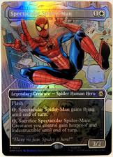 MTG Spectacular Spider-Man (Borderless Foil) Marvel's Spider-Man 14 NM