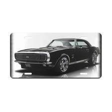 Legendary 1967 Chevrolet Camaro SS Muscle Car Classic Vanity Metal Front