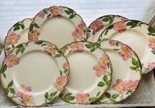 Franciscan Desert Rose 8 Dinner Plates 10.5" Made in USA Earthenware - MINT
