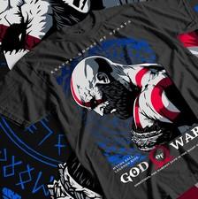 God Of War Shirt Kratos Manga Unisex T-Shirt Black Gift For Friends