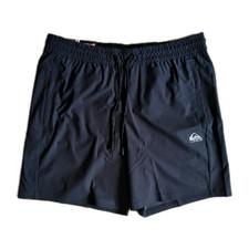 Quiksilver Men's Regular Fit charcoal 4 Way Stretch Shorts size medium