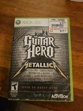 Guitar Hero: Metallica (Microsoft Xbox 360, 2009) Tested & Working 