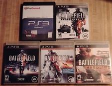 PS3 Game Bundle  Battlefield  1 , 2, 3, 4, And  5