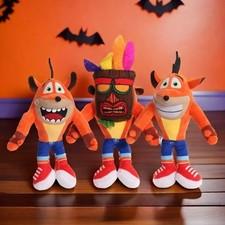 26cm New Crash Bandicoot Stuffed Plush Toys Crazy Trilogy Series Anime Dolls