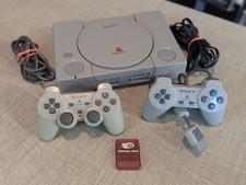 PlayStation 1 PS1 Game Console System Bundle 2 Controllers Cords 1 YEAR WARRANTY
