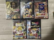 Dragon Ball Z Z2 Z3 Z Sparking! NEO Lot of 5 Set with Benefits PS2 Games BANDAI