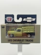 2026 M2 Machines Sqaurebody 1973 Chevrolet Cheyenne Super 10 Green StackBed R107