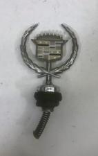 1985-92 Cadillac Fleetwood Brougham Hood Ornament with base & Nut OEM Used Nice