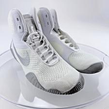 Nike Tawa Wrestling Shoes CI2952-100 Mens 10 White Silver No Box Defect