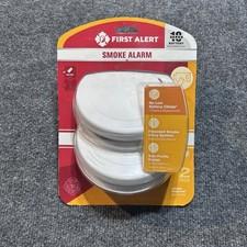 First Alert 1042409 Photoelectric Smoke Detector 2 Pack Brand New