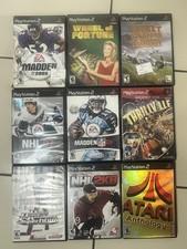 PS2 Xbox Games Lot of 9 Most Have Manuals, Madden, NHL, Thrillville, Atari WOF