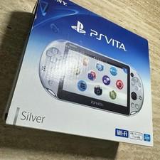PS Vita 2000 Silver Complete Excellent Condition Japan 6656