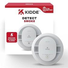 KIDDE 20SDR Photoelectric. Smoke Alarm AA Battery Powered LED Warning.