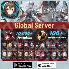 Arknights Starter | 70k+ Orundum & 100+ Orignite Prime | Global Server