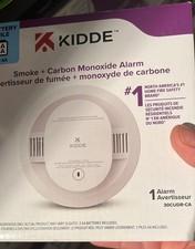 Kidde Smoke & Carbon Dioxide Detector Alarm 30CUDR Battery Operated 9267