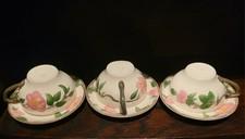 VTG Franciscan Desert Rose Tea Cup and Saucer (Set of 3) | EUC