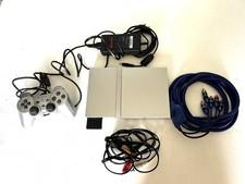 Sony PlayStation 2 Slim Console - Satin Silver Bundle With Cables