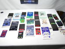 Intellivision Lot of 9 games manuals & overlays test and working