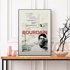 Anthony Bourdain Art Print Poster, Inspirational Quote