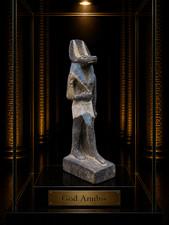 Authentic Ancient Egyptian Antiques Rare God Anubis Statue Figurine Egyptian BC