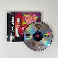 Ten Pin Alley Sony Playstation 1 PS1 Black Label Complete w/ Manual CIB