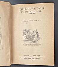 Uncle Tom's Cabin by Harriet Beecher Stowe, Houghton Mifflin 1893, Brunswick Ed.