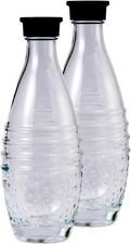 2 Glass Bottles for (NOT INTERCHANGEABLE WITH PLASTIC) SodaStream Aqua Fizz