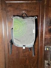 Xbox 360 Bag Backpack Gray Green Official Carry Case Storage Travel Padded READ