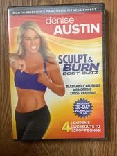 BRAND NEW Denise Austin Sculpt & Burn Body Blitz (DVD)