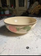 Vintage Franciscan Earthenware DESERT ROSE 5½" Round Footed Cereal/Oatmeal Bowl 