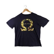 God of War Ascension Graphic T-Shirt Mens XL Black Omega Logo PlayStation Promo