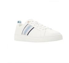 New Ted Baker Sneakers Blue & White Lace Up Shoes Leather Size 7 M NIB