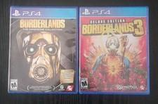 PS4 Game Bundle Lot Borderlands & Borderlands 3 Deluxe Pre Owned Free Shipping!