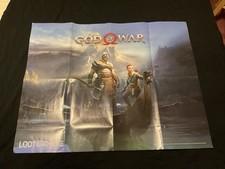 28x22” Fold Out God of War Video Game Poster Loot Crate