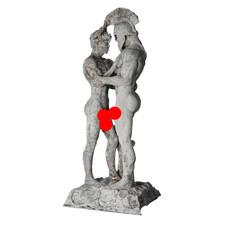 Achilles and Patroclus Statue Sculpture Art Gay LGBTQ Pride Icon The Song of Ach