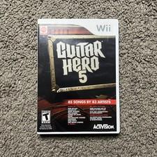 Guitar Hero 5 - Wii, CIB + Tested!