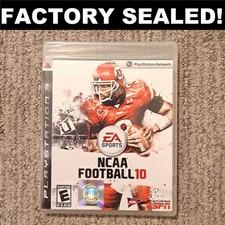 🏈*Factory Sealed NEW* EA Sports NCAA College Football 10 2010 Playstation 3 ps3
