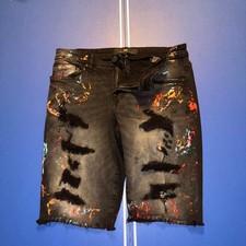 y2k Black and multi-coloured Jordan Craig Legacy Edition shorts - streetwear