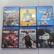 PS4 PlayStation 4 NBA Lot Of 10 Games  Overwatch Madden Destiny , NBA2k22,