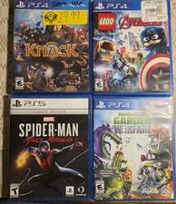 Lot Of 3 PlayStation Station 4 Games and 1 PS 5 GAME Tested And Working