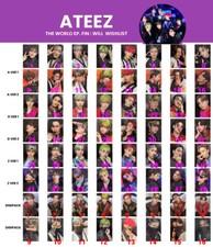 ateez - THE WORLD EP.FIN : WILL Album photobook VER Official PHOTOCARD KPOP 에이티즈